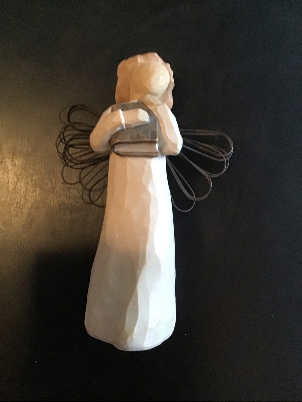 Demdaco Cream willow tree Angel of learning